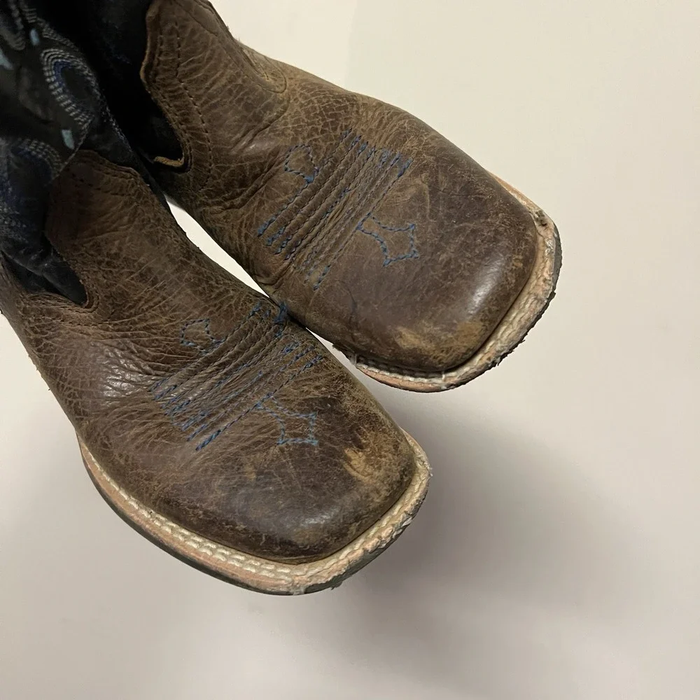 Ariat Kids' Brown Western Boot Kids Size 11 1001275